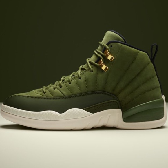 jordan 12 green and gold